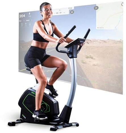Christopeit Sport Ergometer Heimtrainer Eco 1000 - Generator, Magnet-Bremssystem, USB, Kinomap-App, bis 150kg Gewicht