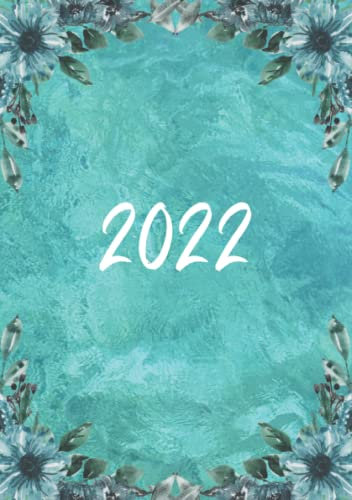2022 A5 1 woche 2 seiten: Horizontal Terminplaner Wochenplaner Buchkalender | Planer mit Kalender | Terminkalender Jan - Dez | kalenderbuch Organizer Wochenkalender 2022 DIN A5. Deutsch