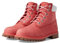 Timberland Stivali impermeabili di alta qualità per ragazze da 6 pollici (bambino grande), Rosa (Rose Of Sharon), 4.5 Big Kid