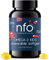 NFO OMEGA 3 KIDS [120 gélules] au goût naturel Tutti Frutti Huile de poisson norvégienne à teneur élevée en EPA et DHA sous forme de triglycérides Vitamines D3 et E Pour les enfants à partir de 4 ans