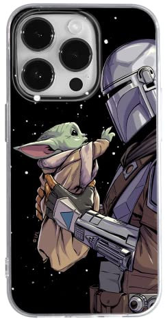 ERT GROUP Handyhülle für Apple iPhone 14 PRO MAX Original und offiziell Lizenziertes Star Wars Muster Baby Yoda 019 optimal an die Form des Handy angepasst, hülle aus TPU