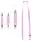 4pcs Pinces Moufles et Pinces à Chapeau, Élastiques en Acier Inoxydable Clips de Fixation de Gants Sangles de Fixation de Ficelle pour Porte-Moufles pour Tout-Petits Enfants et Adultes (Rose)
