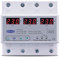 Leitungsschutzschalter,Schutzschalter Dreiphasenvoltmeter einstellbar über und unter Spannung Protector 3 Phase Automatische Wiederherstellung Schutzeinrichtung 63A 380V