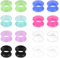 APMGONT 8 Paar Silikon Ohr Tunnel Set, 3-20mm Silikon Flexibel Flesh Tunnel Extra Soft Ohr Plug Expander Ohrringe Piercing Schmuck für Frauen Männer, Mehrfarbige (10mm)
