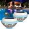 SGZIOO Luz Piscina Solar Flotante, 2 Piezas Luces Solares Piscina Flotantes, Luces Solares para Piscina Impermeable con 7 Modos de Iluminación, Luz Solar Flotante para Piscina, Estanques, Jardín