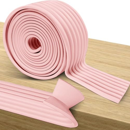 RANJIM Kantenschutz Baby Selbstklebend, Eckenschutz Baby, 2M Kantenschutz Baby Schaumstoff, Kinder Tischkantenschutz für Tischschränke Klebebänder Schubladen Glastisch Möbelkantenschutz, Rosa