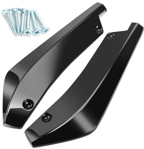 HLWXMDZ Aileron Arrière De Voiture Für Volvo V40 V50 V60 V70 V90 S40 S60 S60L S70 S80 S90 XC40 XC60 XC70 XC80 XC90 Auto Hinten Stoßstange Lip Spoiler Diffusor Heckspoiler Lippe(Black)