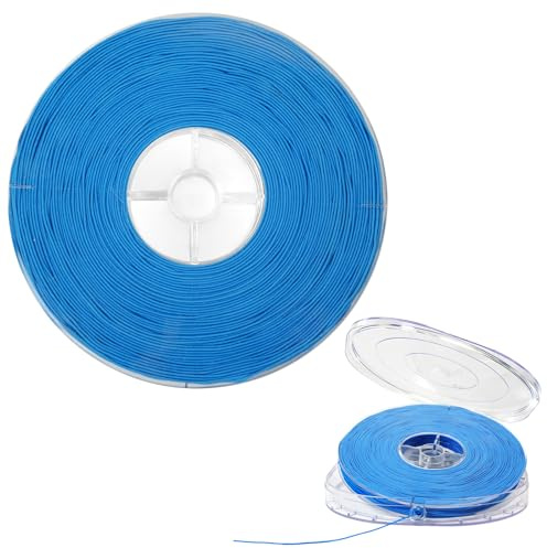 Filo Elastico per Braccialetti - 1mm x 150m Cordino Elastico Resistente per Creazione di Gioielli, Filo per Perline per Artigianato Fai da Te, Collane, Perline & Decorazione (blu)