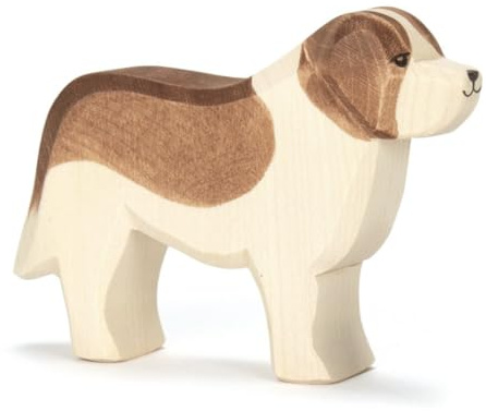 Ostheimer 10441 Bernhardiner aus Holz Höhe 8,5cm