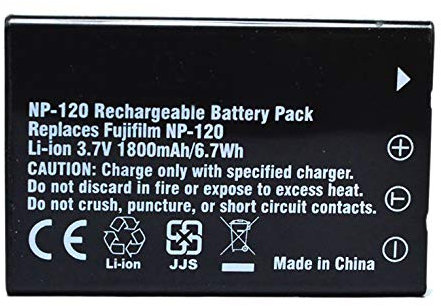 Amsahr Digital Replacement Camera and Camcorder Battery for Fujifilm NP-120, FinePix: M603