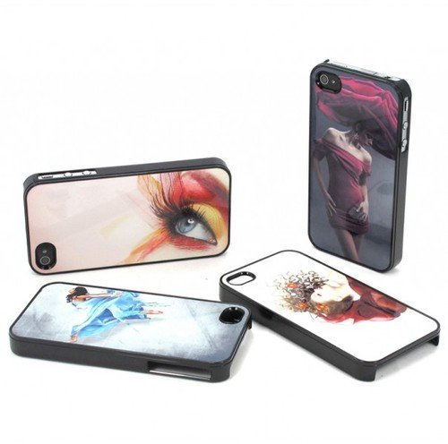 PersonaliseItOnline Personalised iPhone 4 Case Cover Black Plastic Rim