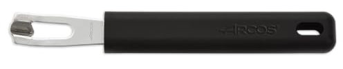 Arcos Gadgets Profesionales - Mondador de Naranjas Pelador de Naranjas - Acero Inoxidable 40 mm - Mango de Polipropileno Color Negro