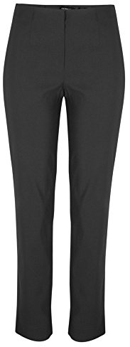 Robell Damen Slim Arbeitshose-Stretchhose, Anthrazit, Gr.- 36