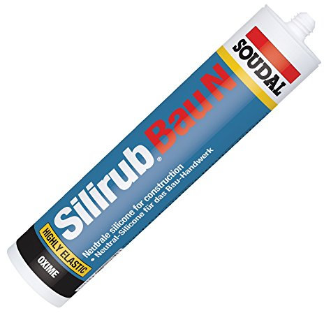 Soudal Silirub Bau N Bausilikon Silikon Dichtstoff 310ml Kartusche (braun)