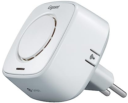 Gigaset Siren One X - Alarmsirene zur effektiven Abschreckung von Einbrechern - Alarmton mit 100dB - App Steuerung - Gigaset Smart-Home Erweiterung , Base erforderlich, weiß