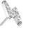 Paula & Fritz® Push-In Aufsatz Blitz Silber Zirkonia Klar Titan-IUM Grade 23 Piercing Set Mehrfarbig Ohr-Stecker Labret Stud Nipple Straight Barbell