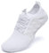 Racqua Wasserschuhe Schwimmschuhe Damen Strandschuhe Herren Strandschuhe Frauen Welten Koden Wasserschuhe Barfuss Schnelltrocken Wasserschuhe Badeschuhe Erwachsene Weiß EU37