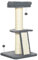PawHut Arbre à Chat avec griffoir Tronc en sisal Boules suspendues et Plate-Forme d'observation Hauteur 92 cm - Gris