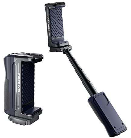 Freewell Versatile Bluetooth Smartphone Selfie Grip con standard ARCA, attacco a slitta fredda per iPhone, Samsung Cell Phone