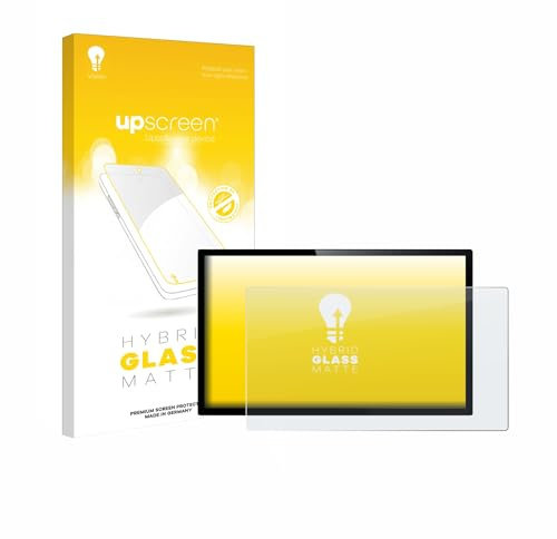 upscreen Schutzglas für Displays 7 (17.8 cm) [154.8x87 mm, 16:9] | Entspiegelnder Displayschutz Made in Germany Standardgrößen Matte 9H Schutzfolie Panzer Folie Glas Anti-Fingerprint