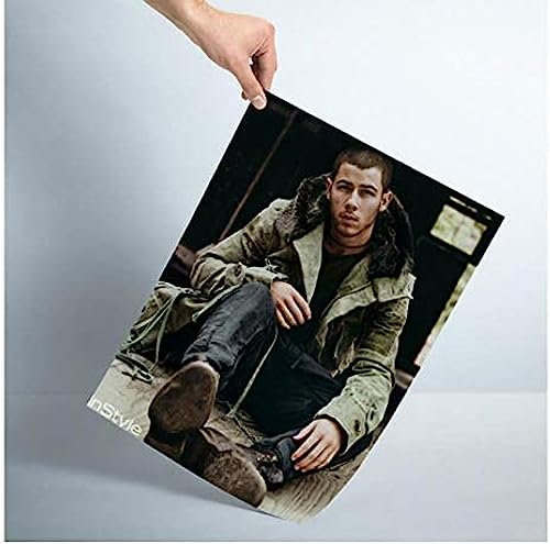 BOBSLA Poster Nick Jonas Filmschauspieler-Poster, Porträtbilder, Poster Und Drucke, Wandkunst, Leinwandgemälde, Heimdekoration 50X70Cm Kein Rahmen