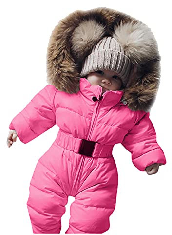 Winterjacke Mit Fell: für Mädchen & Jungen/Baby Winteroverall Kapuze Jacke für Jungen und Mädchen 74/80 Born 0-24 Monate Baby Jungen Mädchen Baby Jungen Mädchen Winter Schneeanzug Baby 86/92