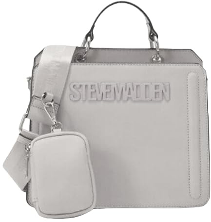 Steve Madden Bevelyn wandelbare Umhängetasche, Kreide, Einheitsgröße