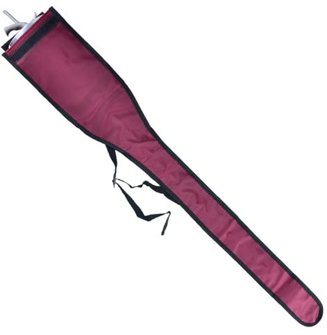 Fechttasche - Sling Shoulder Fechten Schwert Tasche für Foliensäbel und Epi - Verdickte Fechten Waffentasche (Burgundy)