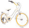 sun baby Mädchenfahrrad 20 Zoll Radgröße Heart Bike zur Auswahl 6 Gang Shimano Kinderfahrrad Kinderrad für Mädchen von 6 bis 10 Jahre verstellbare (Weißgold, 20 Zoll)
