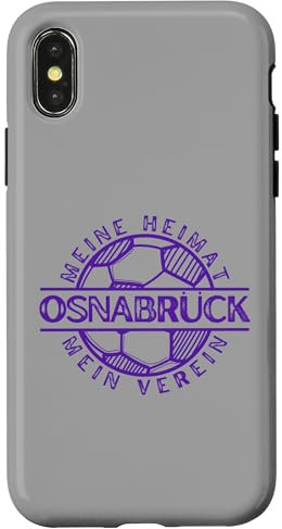 Hülle für iPhone X/XS 125 Jahre Osnabrück Jubiläum Fan Stadion lila Niedersachsen