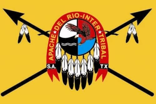 2 x Aufkleber Flagge Apachen Indianer 8 x 5 cm Sticker Flagge Fahne
