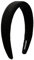 Alpenflüstern Trachten-Haarreif Babycord - Damen Haarschmuck, Haarband rutschfest fürs Dirndl (schwarz) ADV151