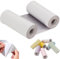 XINZUAN 18 Farben, Selbstklebende Wandaufkleber Grenze, Wallpaper Border, Selbstklebende Pvc Wasserdichte Sockelleiste Tapete Einfarbig Matte Wandbordüre (Weiß, 5m*10cm)