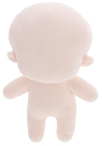 ibasenice Puppe aus weichem Stoff, 20 cm, DIY, flexibel, Baumwollpuppe, Plüsch, für Dekoration, Geschenk und kreatives Projekt