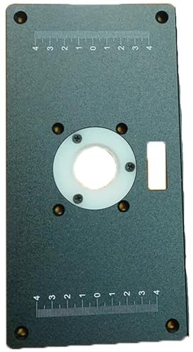 GSCLZ RT0700C GMR1 Anpassbare Aluminium-Frästisch-Einlegeplatte Hochpräzise Trimmmaschine-Flip-Platte for Holzbearbeitungsbänke(Green)