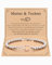POWWA Mutter Tochter Geschenk, Mama Mutter Geschenk Geburtstagsgeschenk Mutter Tochter Armband Beste Muttertag Muttertagsgeschenk Valentinstaggeschenk