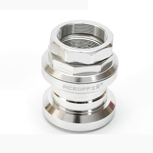 DONGLING Bike Headset Folding Bike Headset 34mm Diameter 28.6 Fork Diameter 87.2g Accessories Upgrade Headset Bearings(Silver)