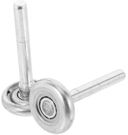 DIYEAH 2stücke Garagentor-beschlagsatz Mit Metallrollen Und Schaft Passend Für Verschiedene Garagentortypen Für Reibungsloses Öffnen Und Schließen Ersatzteile Für Rolltore Und Garagentorr