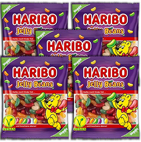 5 er Pack Haribo Jelly Beans vegan 5 x 160g