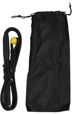 WGFOIP Swing Trainer Armstärke Übung Stick Anti -Schlupf -Erwärmung Hilfshilfe Einstellbarer Geschwindigkeitstraining Nylon Gummi Zum Schwingen (Schwarz)