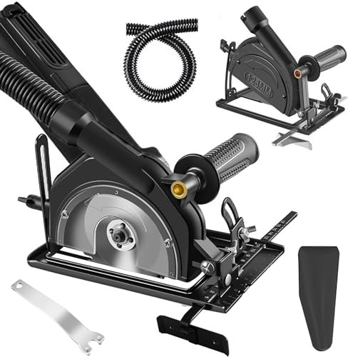 bechoanigel Winkelschleifer Halterung, Trennständer für Winkelschleifer, Einstellbarer Winkel 0-45°, Schnitttiefe 0-40mm, Universalhalterung 100-125mm