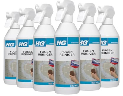 HG Fugenreiniger – Effektiver Reiniger für Fliesenfugen – Bad & Küche – 6er Set