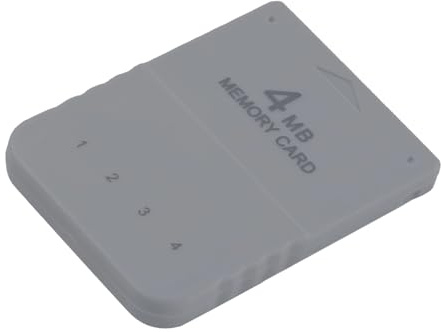 KEXIAO High 4MB 4Mega Memory Card for PS1 Memory Card Offering Rapid Data Transfer and Robust ABS Construction