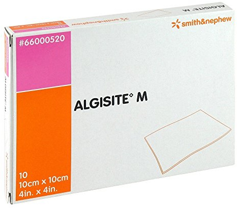 Algisite M Calciumalginat Wundaufl.10x10 cm Ster.