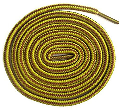 Schnürsenkel Runde 3 mm Dicke Collonil Kordel Durable 150 cm Orangebraun/gelb