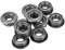 BQLZR Silber Zink Legierung Shielded Flansch Modell Flansch Kugellager 3 x 6 x 2.5 mm Packung mit 10