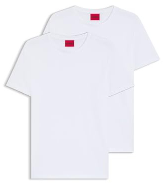 Hugo BOSS Herren T-Shirt Hugo-Round T-Shirt Hugo-Round 2-Pack (2er Pack)