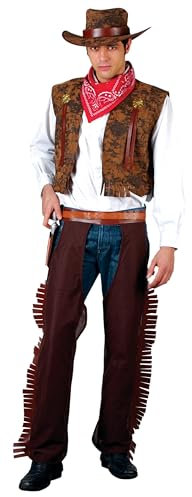 Wicked Costumes Costume da cowboy occidentale, da uomo, taglia L