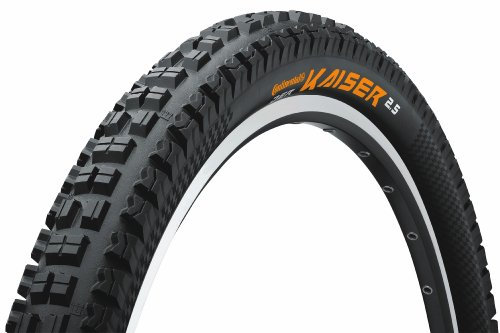 Continental MTB-Reifen Der Kaiser 2.5 Fahrradreifen, Schwarz, 26 x 2.5