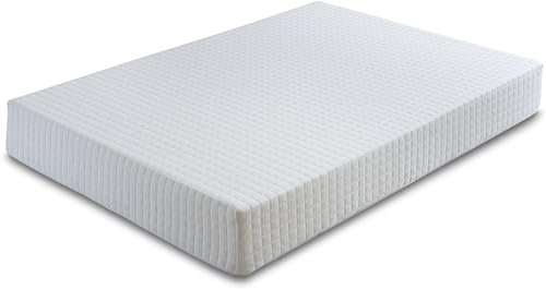 20cm Memory Foam Mattress Double – Cooling Bamboo Cover, 5cm Pressure-Relief Foam Layer, 15cm Supportive Reflex Core, Hypoallergenic, Rolled & Vacuum Packed for Easy Delivery